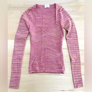 Wilfred Tuscany Sweetheart Sweater from Aritzia Size XS